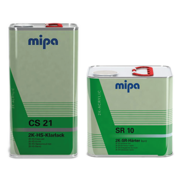 MIPA - 2K HS CS21 Lacquer & SR10 Fast Hardener Kit