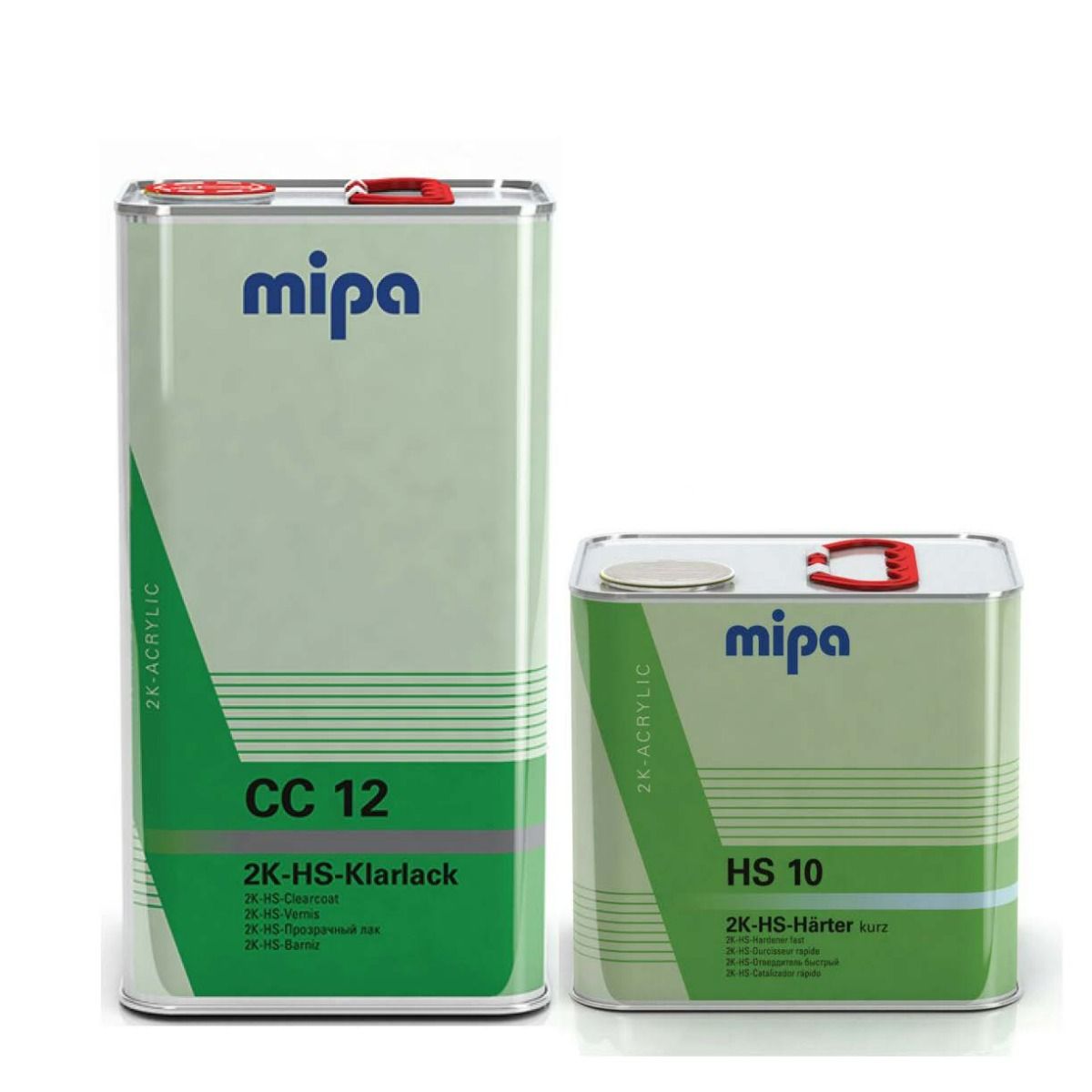 MIPA - 2K CC12 Premium Lacquer & HS10 Fast Hardener Kit
