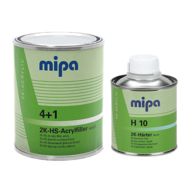 MIPA - 4+1 Primer & H10 Hardener Kit - Grey